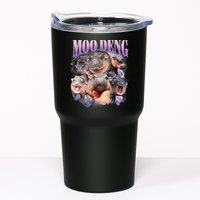 Moo Deng Hippo Meme Funny Tumbler