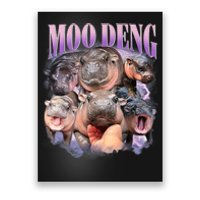 Moo Deng Hippo Meme Funny Poster