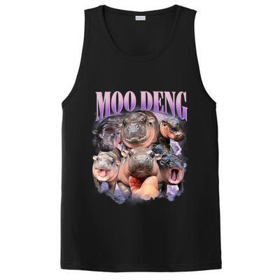 Moo Deng Hippo Meme Funny PosiCharge Competitor Tank