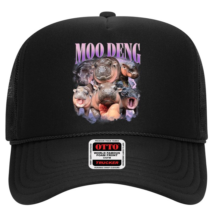 Moo Deng Hippo Meme Funny Hat