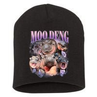 Moo Deng Hippo Meme Funny Short Acrylic Beanie