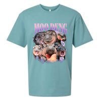 Moo Deng Hippo Meme Funny Sueded Cloud Jersey T-Shirt