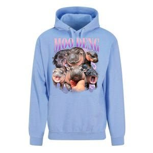 Moo Deng Hippo Meme Funny Unisex Surf Hoodie