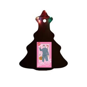 Michael Doll Horror Movie Doll Funny Halloween Ceramic Tree Ornament