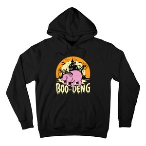 Moo Deng Halloween Boo Deng Halloween Hoodie