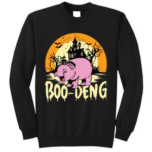 Moo Deng Halloween Boo Deng Halloween Sweatshirt