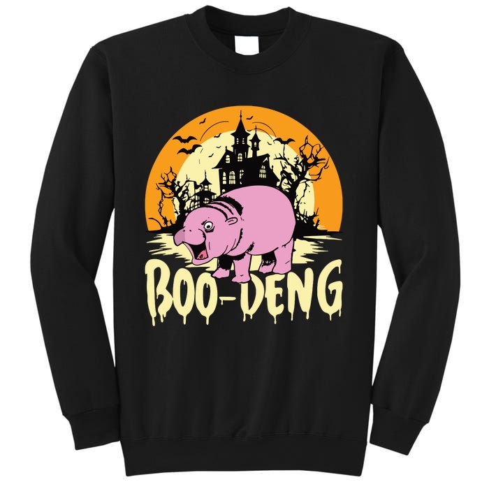 Moo Deng Halloween Boo Deng Halloween Sweatshirt