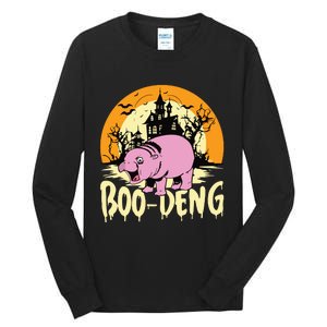 Moo Deng Halloween Boo Deng Halloween Tall Long Sleeve T-Shirt