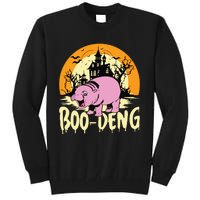 Moo Deng Halloween Boo Deng Halloween Tall Sweatshirt