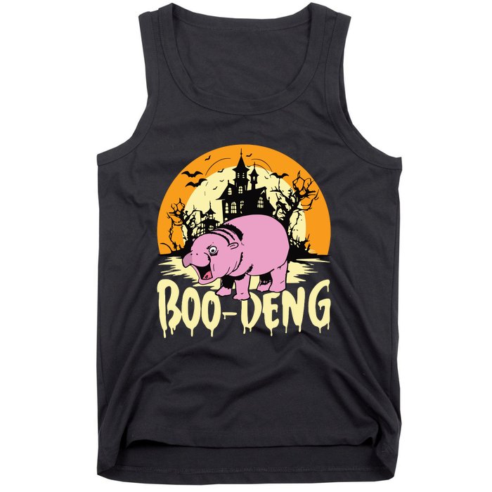 Moo Deng Halloween Boo Deng Halloween Tank Top