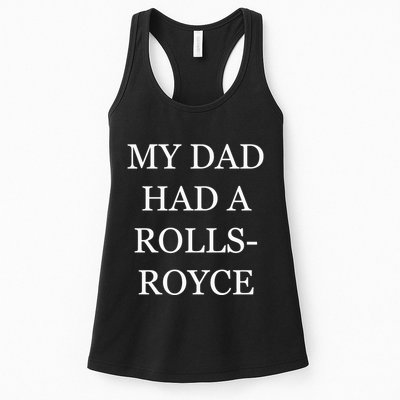 My Dad Had A Rolls Royce Victoria Beckham VictoriaS Dad Had A Rolls Royce Womens Tank Top