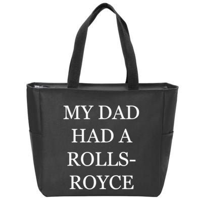 My Dad Had A Rolls Royce Victoria Beckham VictoriaS Dad Had A Rolls Royce Zip Tote Bag