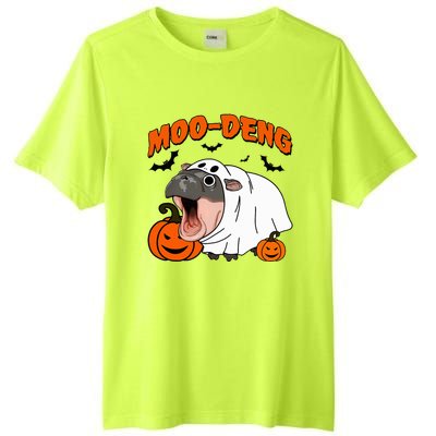 Moo Deng Halloween Boo Ghost Costume Moodeng Lover Tall Fusion ChromaSoft Performance T-Shirt