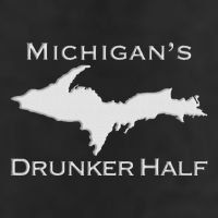 Michigans Drunker Half Upper Peninsula Yooper 906 Tumbler
