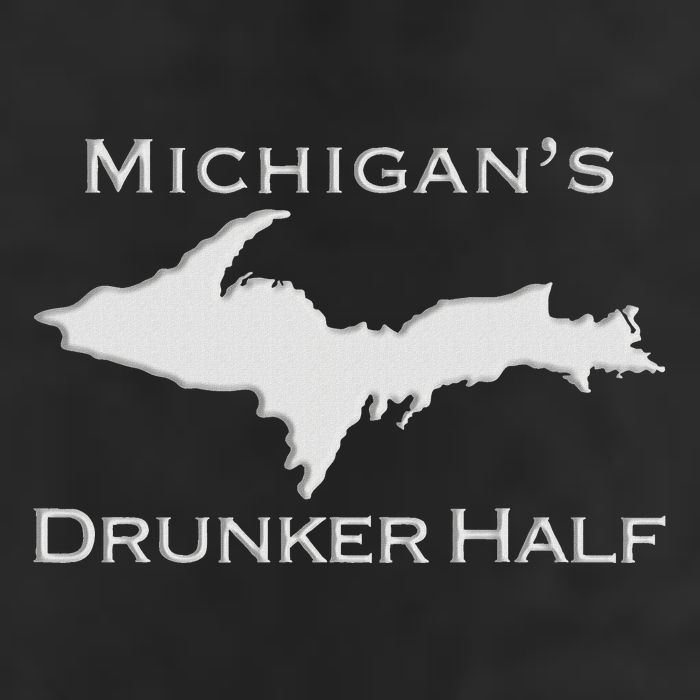 Michigans Drunker Half Upper Peninsula Yooper 906 Tumbler
