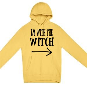 Mom Dad Halloween Costume Trick Or Treat Parent Witch Funny Gift Premium Pullover Hoodie