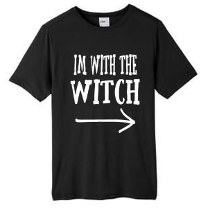 Mom Dad Halloween Costume Trick Or Treat Parent Witch Funny Gift Tall Fusion ChromaSoft Performance T-Shirt