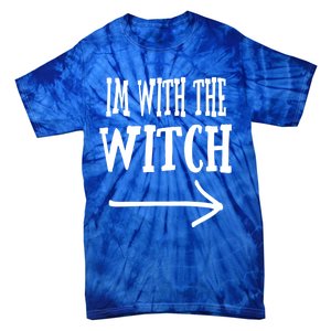 Mom Dad Halloween Costume Trick Or Treat Parent Witch Funny Gift Tie-Dye T-Shirt