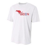 My Dog Hates Biden Funny Anti Biden Youth Performance Sprint T-Shirt