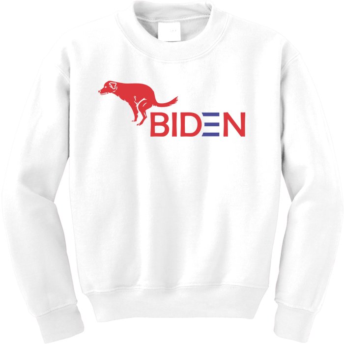 My Dog Hates Biden Funny Anti Biden Kids Sweatshirt