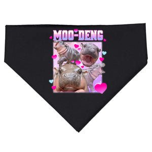 Moo Deng Hippo Baby Pygmy Funny USA-Made Doggie Bandana