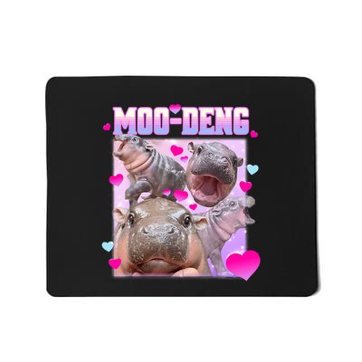 Moo Deng Hippo Baby Pygmy Funny Mousepad