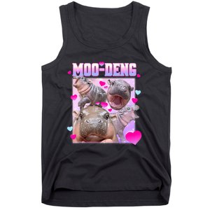 Moo Deng Hippo Baby Pygmy Funny Tank Top