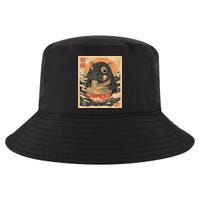 Moo Deng Hippo Eat Ramen For Japanese Style Cool Comfort Performance Bucket Hat
