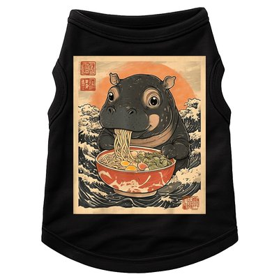 Moo Deng Hippo Eat Ramen For Japanese Style Doggie Tank