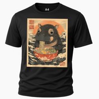 Moo Deng Hippo Eat Ramen For Japanese Style Performance Shirt