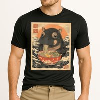 Moo Deng Hippo Eat Ramen For Japanese Style Performance Shirt