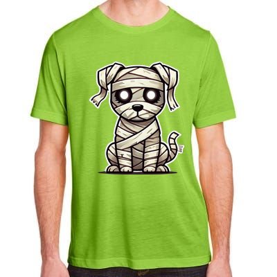 Mummy Dog Halloween Adult ChromaSoft Performance T-Shirt