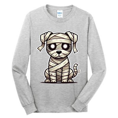 Mummy Dog Halloween Tall Long Sleeve T-Shirt