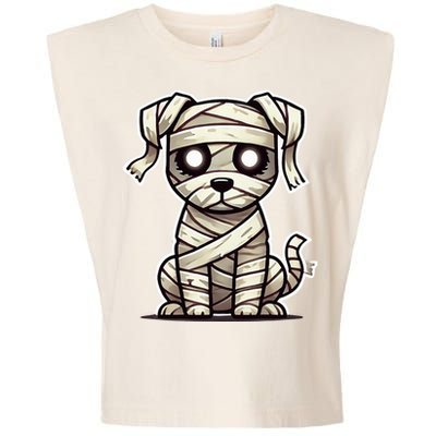 Mummy Dog Halloween Garment-Dyed Women's Muscle Tee