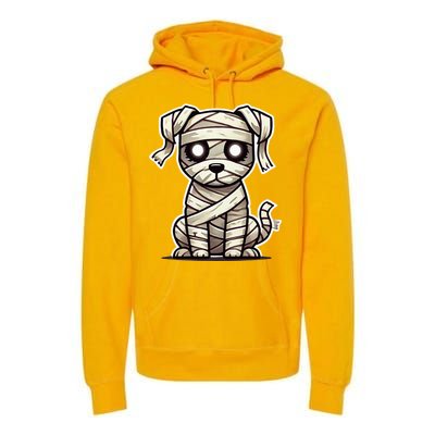 Mummy Dog Halloween Premium Hoodie