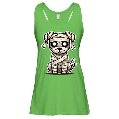 Mummy Dog Halloween Ladies Essential Flowy Tank