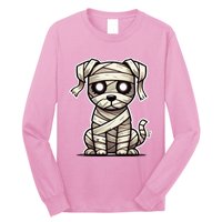 Mummy Dog Halloween Long Sleeve Shirt