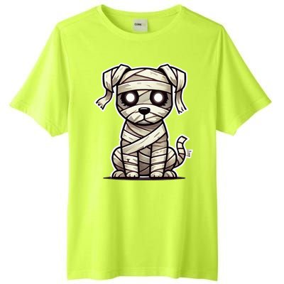 Mummy Dog Halloween Tall Fusion ChromaSoft Performance T-Shirt