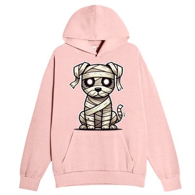 Mummy Dog Halloween Urban Pullover Hoodie