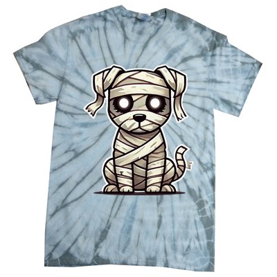 Mummy Dog Halloween Tie-Dye T-Shirt