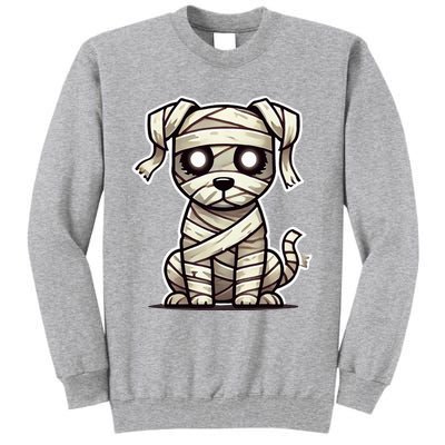 Mummy Dog Halloween Tall Sweatshirt