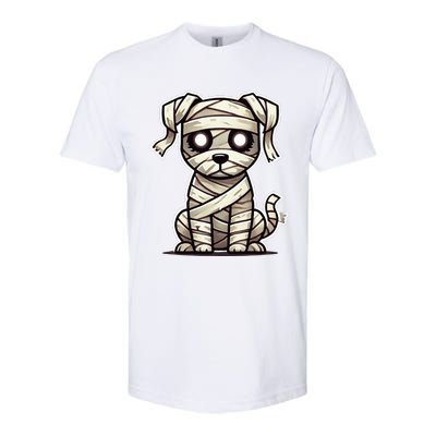 Mummy Dog Halloween Softstyle CVC T-Shirt