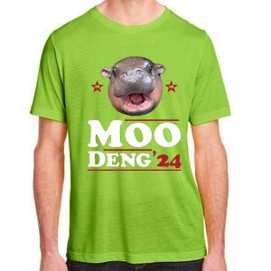 Moo Deng Hippo Cute Baby Pygmy Funny Election 2024 Adult ChromaSoft Performance T-Shirt