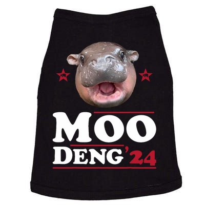 Moo Deng Hippo Cute Baby Pygmy Funny Election 2024 Doggie Tank