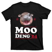 Moo Deng Hippo Cute Baby Pygmy Funny Election 2024 T-Shirt