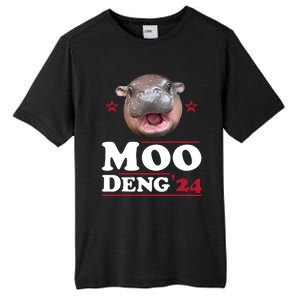 Moo Deng Hippo Cute Baby Pygmy Funny Election 2024 Tall Fusion ChromaSoft Performance T-Shirt