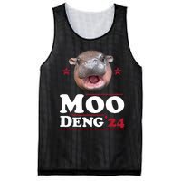 Moo Deng Hippo Cute Baby Pygmy Funny Election 2024 Mesh Reversible Basketball Jersey Tank