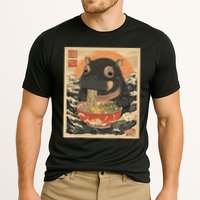 Moo Deng Hippo Eat Ramen For Japanese Style Performance Shirt