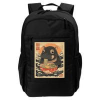 Moo Deng Hippo Eat Ramen For Japanese Style Backpack