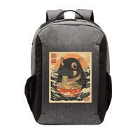Moo Deng Hippo Eat Ramen For Japanese Style Vector Backpack